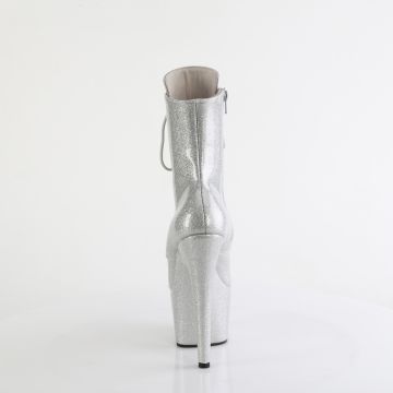 ADO1020GP/SG/M stříbrné taneční kozačky | ADORE-1020GP Pleaser - zezadu ADO1020GP/SG/M stříbrné taneční kozačky | ADORE-1020GP Pleaser - zezadu