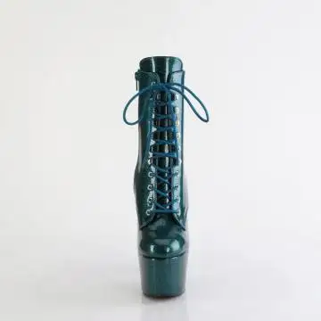 ADO1020GP/TLG/M modré taneční kozačky | ADORE-1020GP Pleaser - zepředu