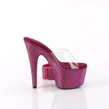 Fuchsia luxusní pantofle BEJ712RS/C/FSRS | BEJEWELED-712RS Pleaser - z vnějšku