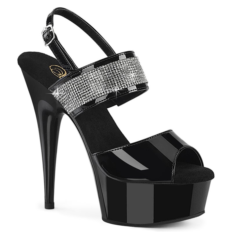 DELIGHT-639 DEL639/B/M luxusní boty Pleaser | DELIGHT-639 Pleaser