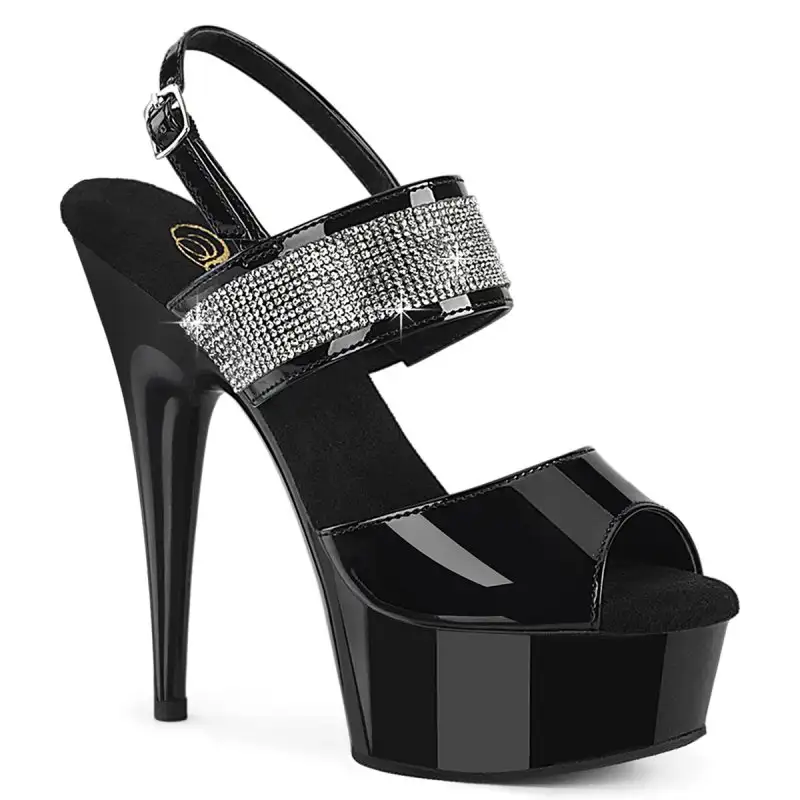 DELIGHT-639 DEL639/B/M luxusní boty Pleaser