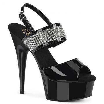 DELIGHT-639 | DEL639/B/M luxusní boty Pleaser
