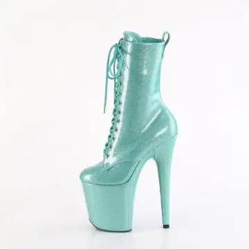 Azurové taneční kozačky FLAM1040GP/AQG/M | FLAMINGO-1040GP Pleaser - z vnitřku