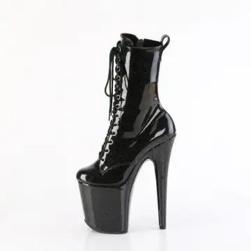 Černé taneční kozačky FLAM1040GP/BG/M | FLAMINGO-1040GP Pleaser - z vnitřku
