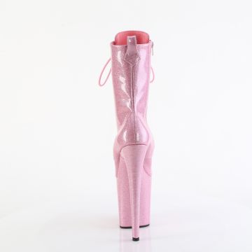 Růžové taneční kozačky FLAM1040GP/BPG/M | FLAMINGO-1040GP Pleaser - zezadu