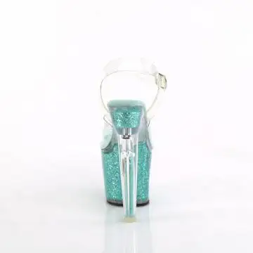 Azurové sexy boty LOVESK708SG/C/AQG | LOVESICK-708SG Pleaser - zezadu