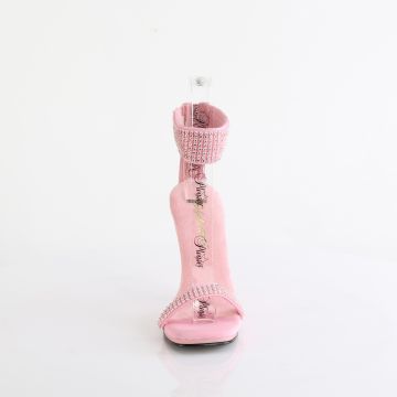 Růžové sandály na jehlovém podpatku CHIC40/BPPU-RS/M | CHIC-40 Fabulicious - zepředu