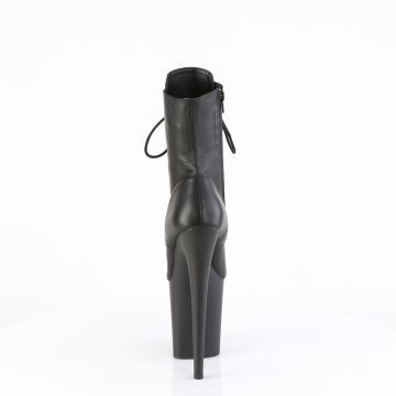 Kožené taneční kozačky FLAM1020/BLE/M | FLAMINGO-1020 Pleaser - zezadu Kožené taneční kozačky FLAM1020/BLE/M | FLAMINGO-1020 Pleaser - zezadu