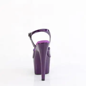 Fialové sexy sandály ADO709GP/PPG/M Pleaser | ADORE-709GP Pleaser - zezadu