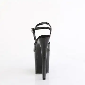 Černé sexy boty FLAM809GP/BG/M | FLAMINGO-809GP Pleaser - zezadu
