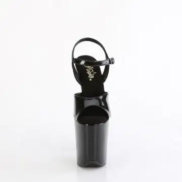 Černé sexy boty FLAM809GP/BG/M | FLAMINGO-809GP Pleaser - zepředu