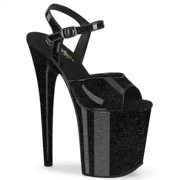Černé sexy boty FLAM809GP/BG/M | FLAMINGO-809GP Pleaser