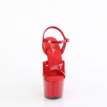 Červené sexy sandály ADO709GP/RYRG/M | ADORE-709GP Pleaser - zepředu