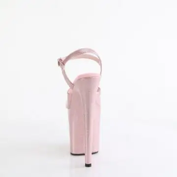 Růžové sexy boty FLAM809GP/BPG/M | FLAMINGO-809GP Pleaser - zezadu