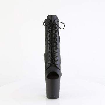 Černé sexy kozačky FLAM1021/BPU/M | FLAMINGO-1021 Pleaser - zepředu Černé sexy kozačky FLAM1021/BPU/M | FLAMINGO-1021 Pleaser - zepředu