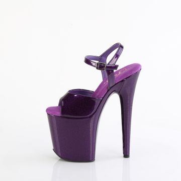 Fialové sexy boty FLAM809GP/PPG/M | FLAMINGO-809GP Pleaser - z vnitřku Fialové sexy boty FLAM809GP/PPG/M | FLAMINGO-809GP Pleaser - z vnitřku