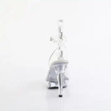 Průhledné pózovací sandály CTAIL506/C/M | COCKTAIL-506 Fabulicious - zezadu
