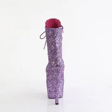 Fialové strip kozačky ADO1020GWR/LVG/M | ADORE-1020GWR Pleaser - zezadu