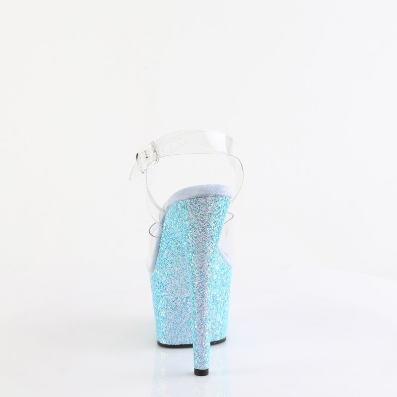 Modré sexy boty ADO708LG/C/BBG | ADORE-708LG Pleaser - zezadu