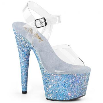 Boty na exotic dance | Modré sexy ADO708LG/C/BBG Pleaser