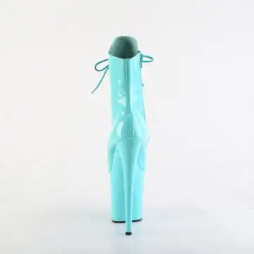 FLAM1020/AQ/M azurové taneční kozačky | FLAMINGO-1020 Pleaser - zezadu