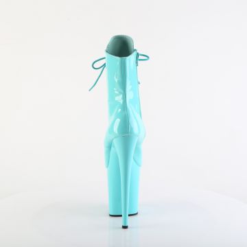 FLAM1020/AQ/M azurové taneční kozačky | FLAMINGO-1020 Pleaser - zezadu FLAM1020/AQ/M azurové taneční kozačky | FLAMINGO-1020 Pleaser - zezadu