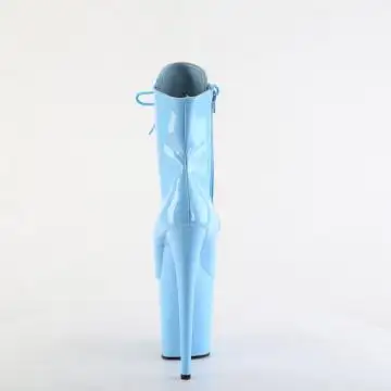 FLAM1020/BB/M modré kotníčkové kozačky | FLAMINGO-1020 Pleaser - zezadu
