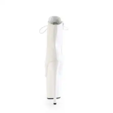 Bílé sexy kozačky FLAM1021/WPU/M | FLAMINGO-1021 Pleaser - zezadu