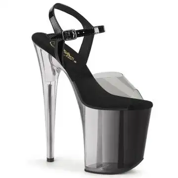 Sandály pro pole dance Pleaser FLAM808T-1/SK-B/B-C | FLAMINGO-808T-1 Pleaser