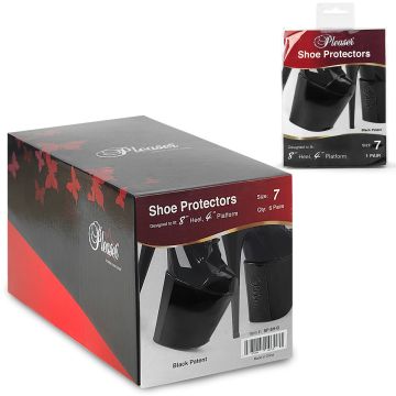 Černé chrániče bot Pleaser s 10 cm platformou SP-8H-B | SP-8H-B Pleaser Černé chrániče bot Pleaser s 10 cm platformou SP-8H-B | SP-8H-B Pleaser
