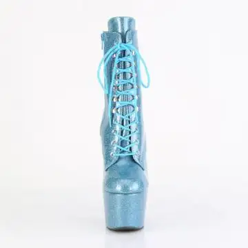 ADO1020GP/BBG/M modré taneční kozačky | ADORE-1020GP Pleaser - zepředu