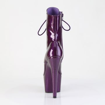 Fialové kozačky na podpatku a platformě Pleaser ADO1021GP/PPG/M | ADORE-1021GP Pleaser - zezadu Fialové kozačky na podpatku a platformě Pleaser ADO1021GP/PPG/M | ADORE-1021GP Pleaser - zezadu