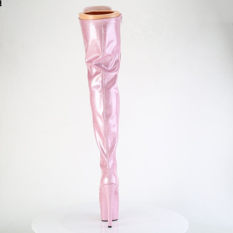 Růžové sexy kozačky ADO3020GP/BPG/M | ADORE-3020GP Pleaser - zezadu