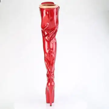 Červené sexy kozačky ADO3020GP/RG/M | ADORE-3020GP Pleaser - zezadu