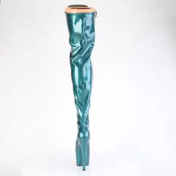 Modré sexy kozačky ADO3020GP/TLG/M | ADORE-3020GP Pleaser - zezadu