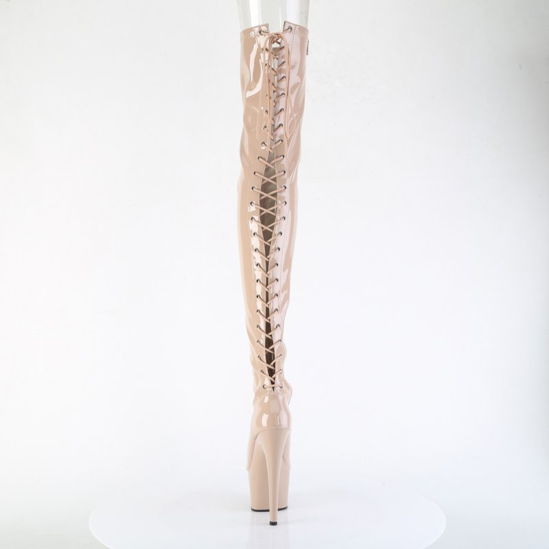 Tělové erotické kozačky ADO3850/ND/M | ADORE-3850 Pleaser - zezadu