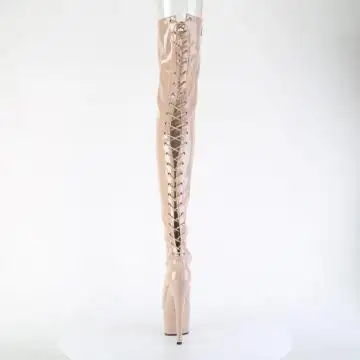Tělové erotické kozačky ADO3850/ND/M | ADORE-3850 Pleaser - zezadu