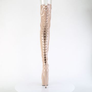 Tělové erotické kozačky ADO3850/ND/M | ADORE-3850 Pleaser - zezadu