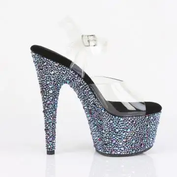 Luxusní sexy boty na podpatku BEJ708MS/C-B/BMCRS | BEJEWELED-708MS Pleaser - z vnějšku