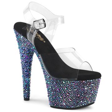 BEJEWELED-708MS | Luxusní sexy boty na podpatku BEJ708MS/C-B/BMCRS Pleaser