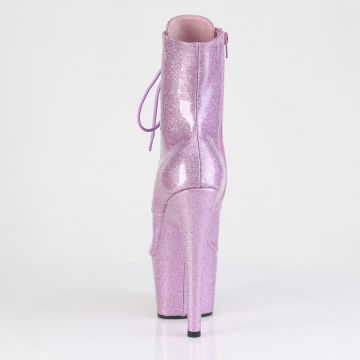 Lila kozačky na podpatku a platformě Pleaser ADO1021GP/LLG/M | ADORE-1021GP Pleaser - zezadu Lila kozačky na podpatku a platformě Pleaser ADO1021GP/LLG/M | ADORE-1021GP Pleaser - zezadu