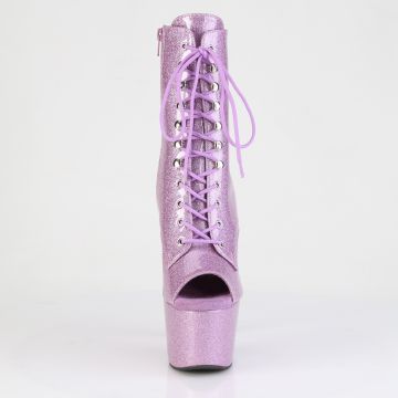 Lila kozačky na podpatku a platformě Pleaser ADO1021GP/LLG/M | ADORE-1021GP Pleaser - zepředu Lila kozačky na podpatku a platformě Pleaser ADO1021GP/LLG/M | ADORE-1021GP Pleaser - zepředu
