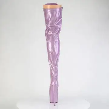 Levandulové sexy kozačky ADO3020GP/LLG/M | ADORE-3020GP Pleaser - zezadu