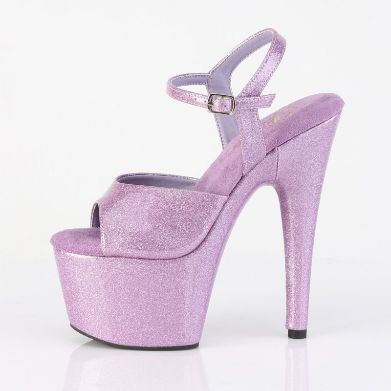 Levanulové sexy sandály ADO709GP/LLG/M | ADORE-709GP Pleaser - z vnitřku