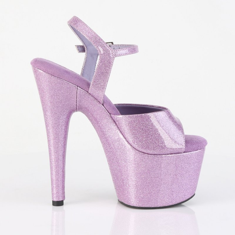 Levanulové sexy sandály ADO709GP/LLG/M | ADORE-709GP Pleaser - z vnějšku
