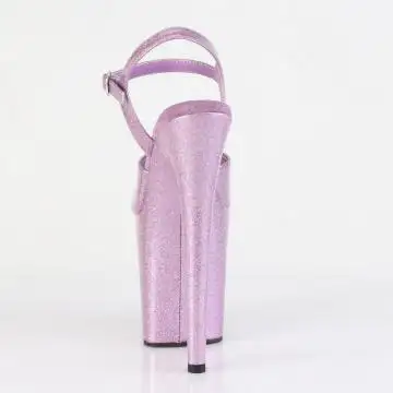 Lila sexy sandály FLAM809GP/LLG/M | FLAMINGO-809GP Pleaser - zezadu