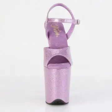 Lila sexy sandály FLAM809GP/LLG/M | FLAMINGO-809GP Pleaser - zepředu