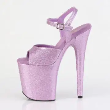 Lila sexy sandály FLAM809GP/LLG/M | FLAMINGO-809GP Pleaser - z vnitřku