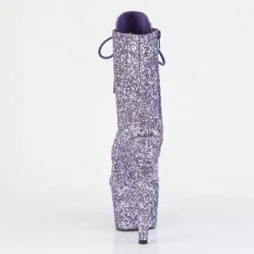 Fialové go-go kozačky ADO1020GWR/LLG/M | ADORE-1020GWR Pleaser - zezadu