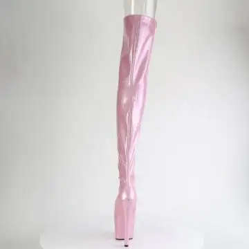 Růžové erotické kozačky ADO3021GP/BPG/M | ADORE-3021GP Pleaser - zezadu